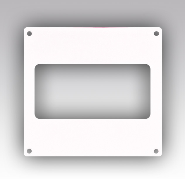 Накладка торцевая 110х55 мм пластиковая